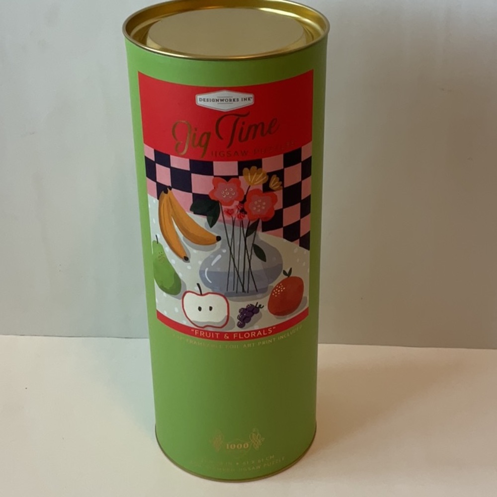 Jig Time Designworks Ink Fruits & Floral Jigsaw Puzzle